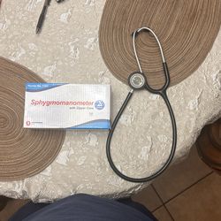 Sphygmomanometer/Blood Pressure cuff With Stethoscope