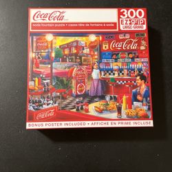 Master Piece Coca Cola 300 Piece Puzzle