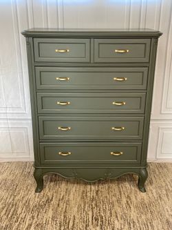 Refinished 5 Drawer Dresser