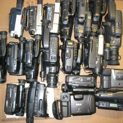 Sony Vintage 8mm Video8 Hi8 Tape Camcorder 19 Camera Lot for Repair/parts NON-WORKING