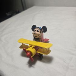 Vintage Mickey Mouse Plane Toy. 