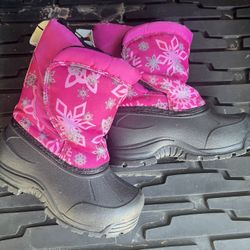 Little Girls Winter Snow Boots Sz 9 PINK Northside