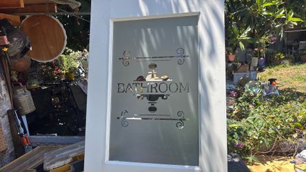 Bathroom door