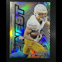 2024 Ladd McConkey Topps Finest Mystery Refractor Rookie