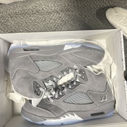 Wolf Grey Jordan 5s 