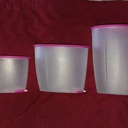 Tupperware containers with lids