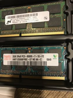 4Gb Pc3 8500S memory for Imac Late 2009 Make Offer