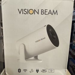 Vision Beam Home Theater Projector Up To 130”