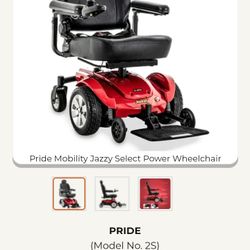 Jazzy 6 Red  Mobile Scooter 