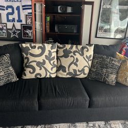 2 Leather Recliners + Couch + Coffee Table