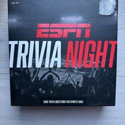 ESPN Trivia Night Sports Trivia Board Game Sealed