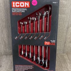 Icon Ratcheting Wrench Set WRAS-7