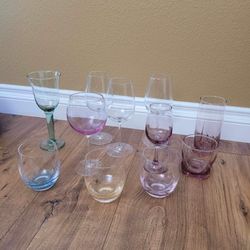 Colored Wine Glasses