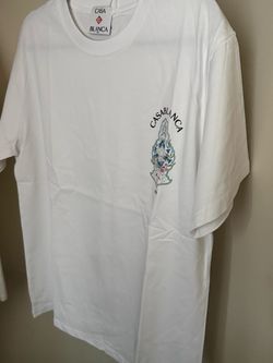 Casablanca White Graphic T-Shirt