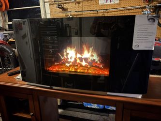 Electric fireplace - wall mounted