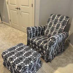 Rocking Chair With Matching Ottoman 