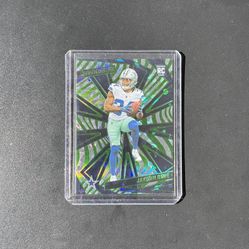 Jaydon Blue 2025 Panini Revolution Green #/12 #214 Dallas Cowboys Rookie