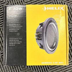 NEW Helix Esprit E10W Shallow-mount 10" subwoofer