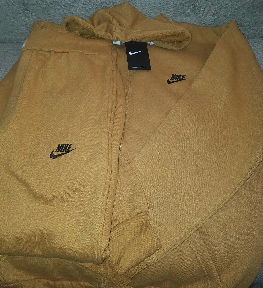 Men Large Wheat Nike Sweatsuit for Sale in Dallas, TX - OfferUp