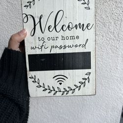 Home Decor- Wifi Sign