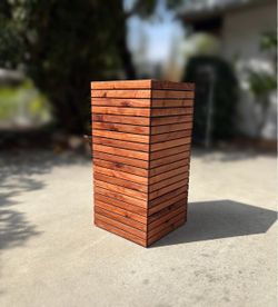 Modern Wood Planter