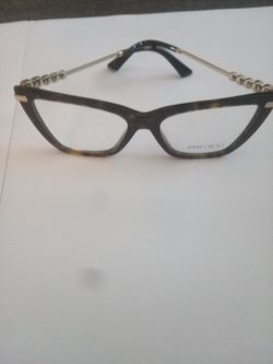 JIMMY CHOO CAT EYE HAVANA GLASSES