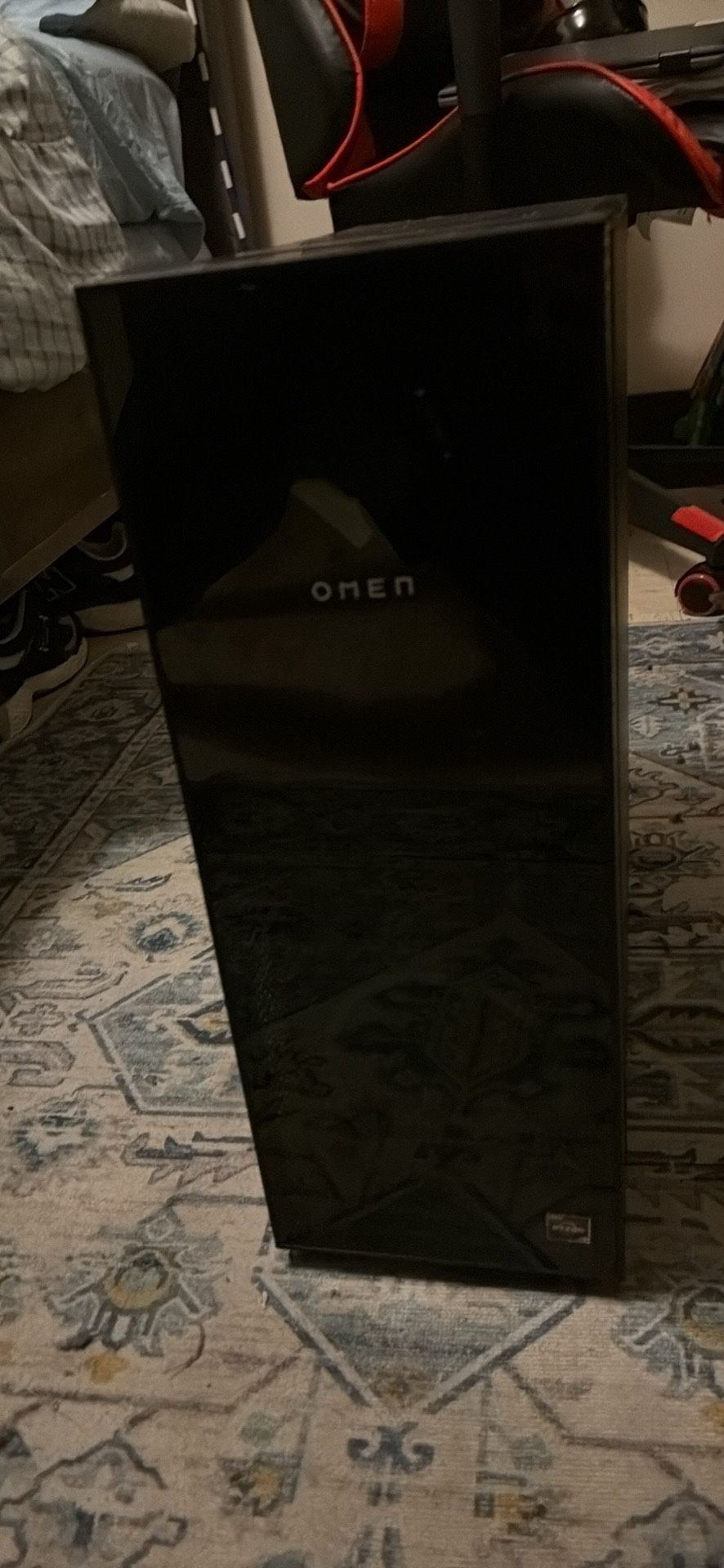 Gaming computer and keyboard and mouse