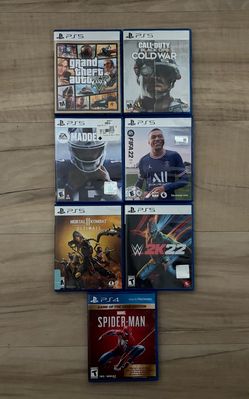 PS5 Games Bundle – 7 Games Included – Excellent Condition