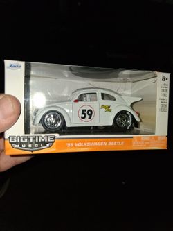 BIG TIME MUSCLE 59 VW SPORT BEETLE NEW IN ORIGINAL BOX