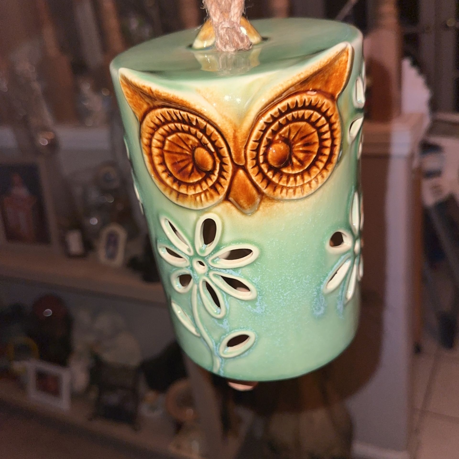 Hanging Owl Wind Chime