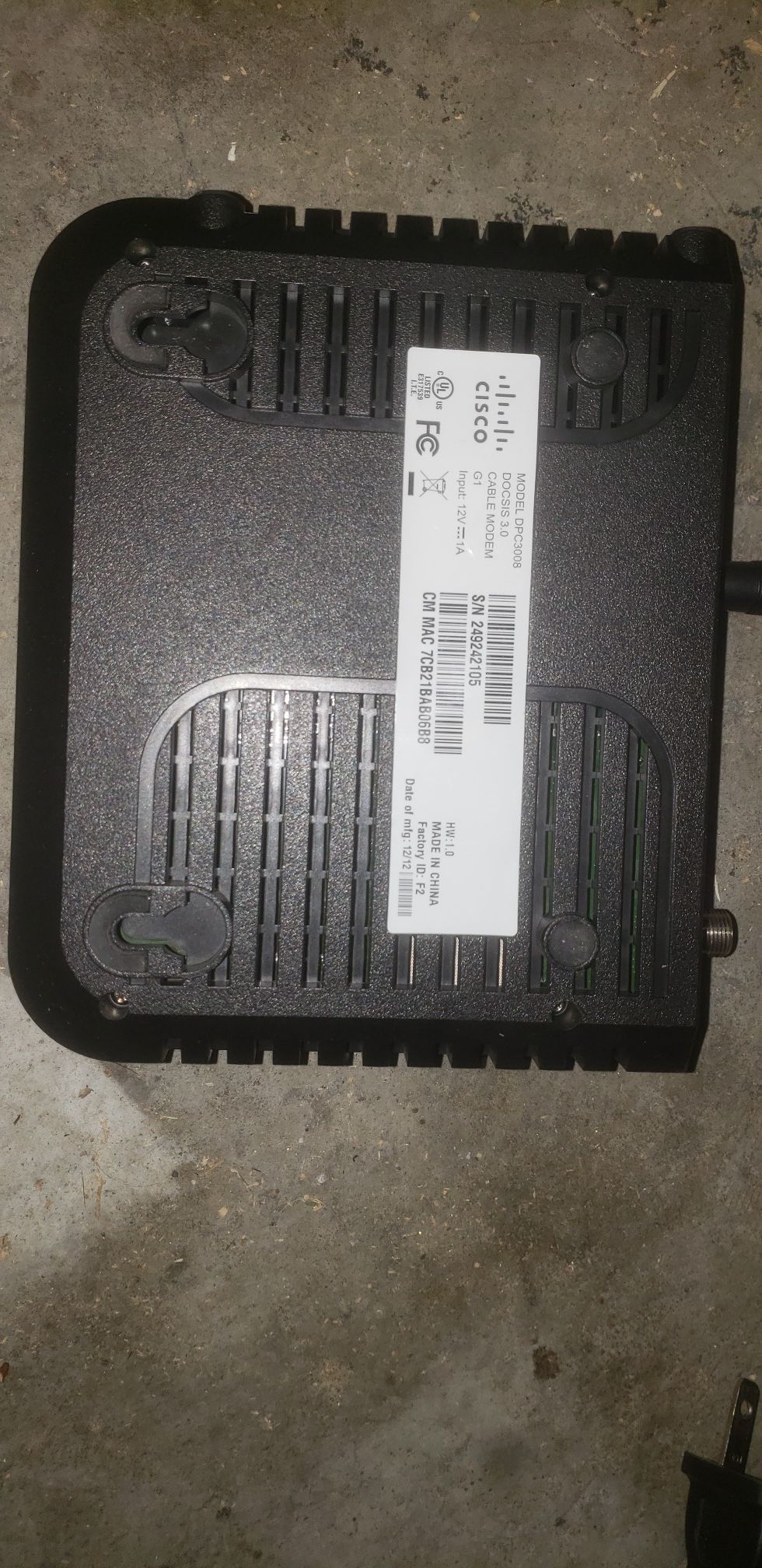 Cisco docsis 3.0 modem