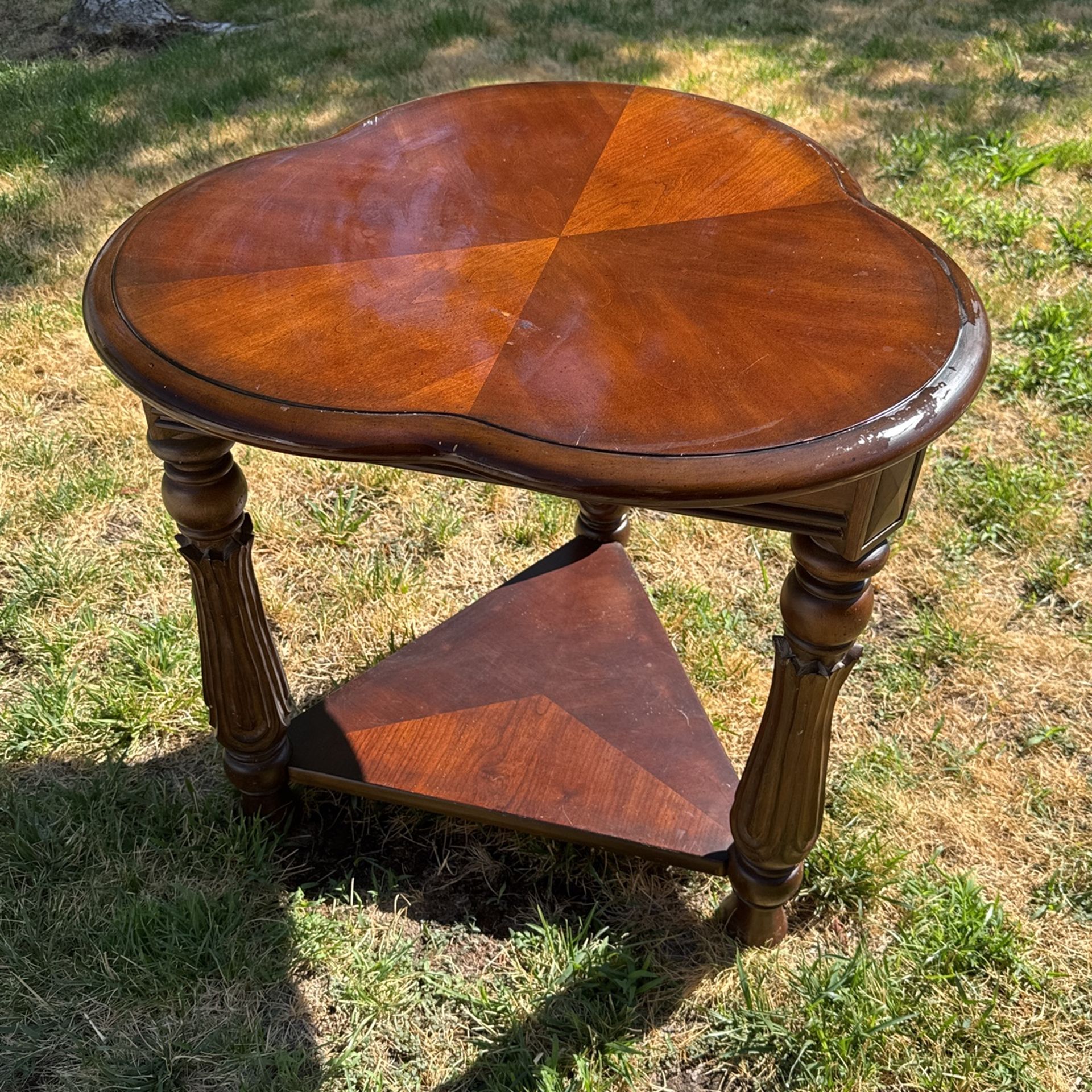 Wood Side Table