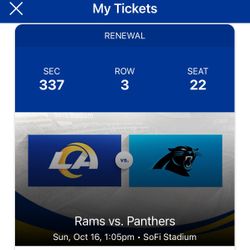 LA RAMS TICKETS 