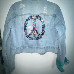 Custom Blue Spice Denim Jacket