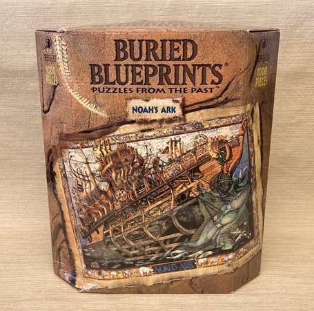 BePuzzled Buried Blueprints puzzle Noah’s Ark 1000 piece sealed Albert Lorenz 1993