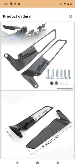 (2) Motorcycle Mirrors