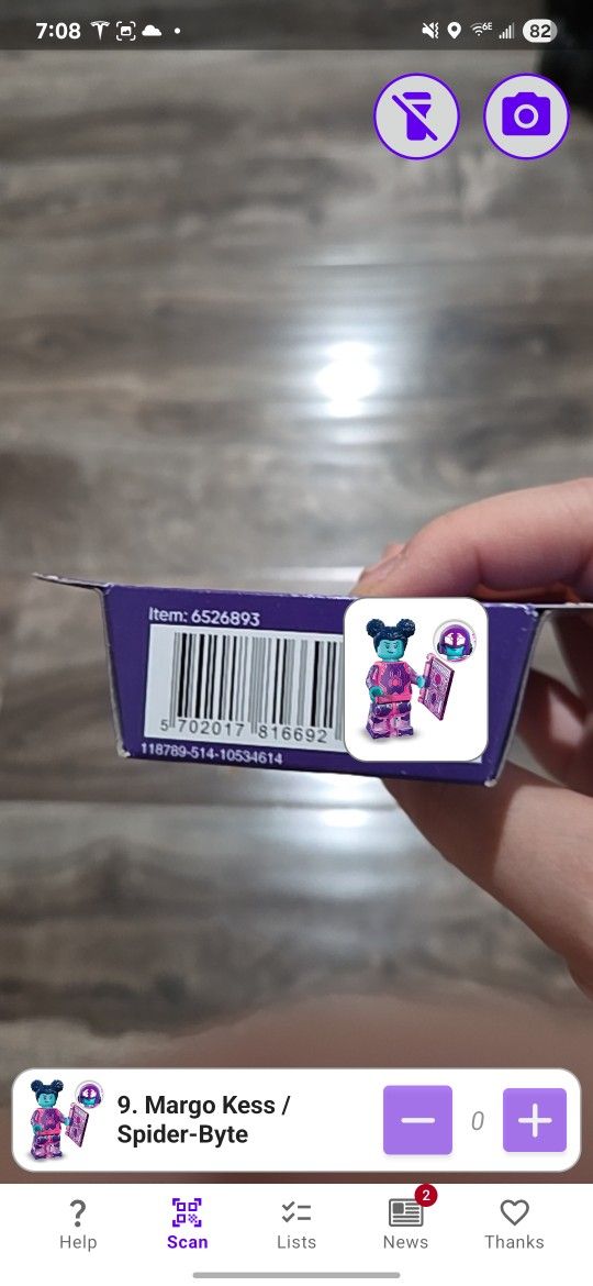 Lego Minifigure Spider-Man Across Spider-verse