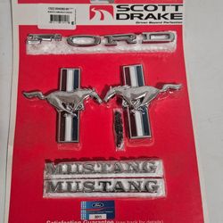 65 mustang emblem kit