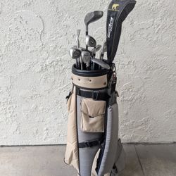 Golf Clubs And Bag 