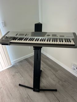 Trinity workstation keyboard and stand