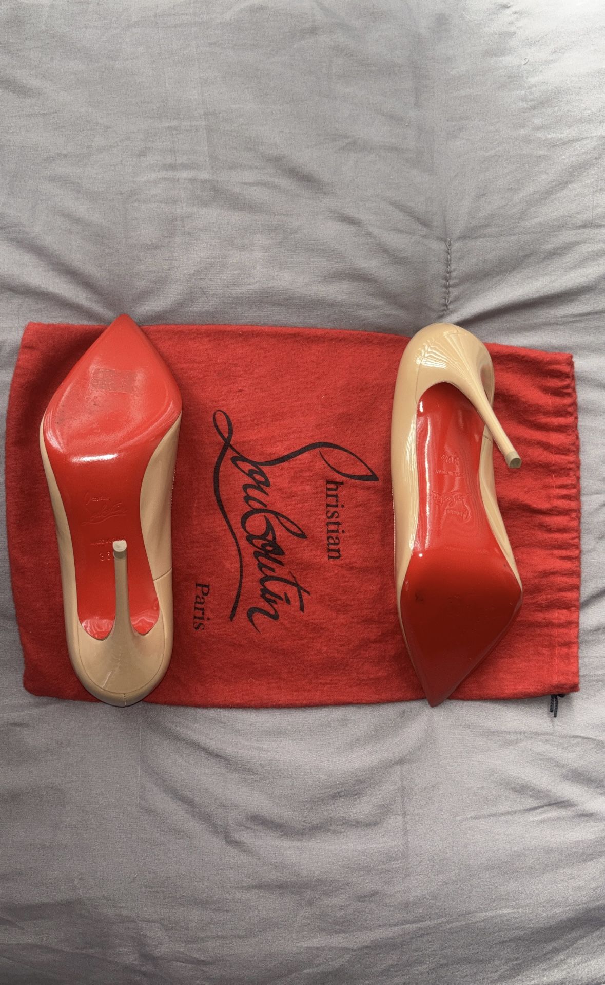 CHRISTIAN LOUBOUTIN - NUDE - SO KATE HEELS