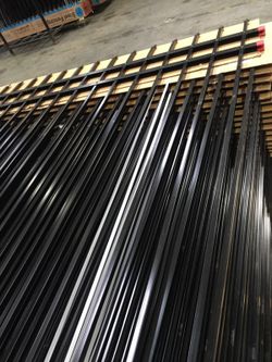 6'x8' three rails spear top fence panels