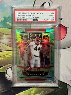 Draft Picks Travon Walker Dragonscale Prizm PSA 9