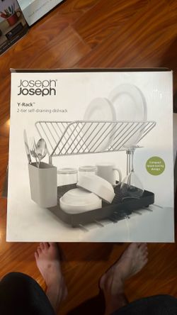 Joseph Joseph Y-Rack 2-Tier Dish Drying Rack - Brand New