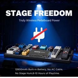 Rechargeable battery pack Guitar Pedal Power Supply 9V 12V 18V 5V Usb-c