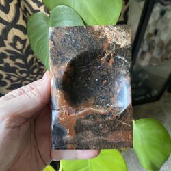 Jasper Sphere Holder or Jewelry Dish