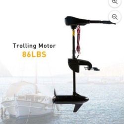 86LBS Thrust Electric Trolling Motor for Fishing Boats Freshwater and Saltwater Use

