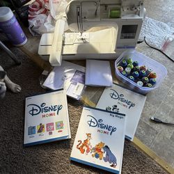 Disney Pe-750d Personal Embroidery Machine 