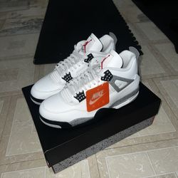 AIR JORDAN 4 WHITE CEMENT 2025 BRAND NEW