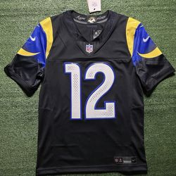 Authentic Puka Nacua Los Angeles Rams Rivalries Vapor Limited Jersey Size S NWT
